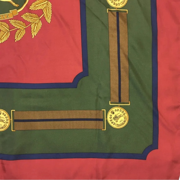 BURBERRY Medal Motif Multicolor  Silk Scarf  #1257628 - Picture 5 of 7